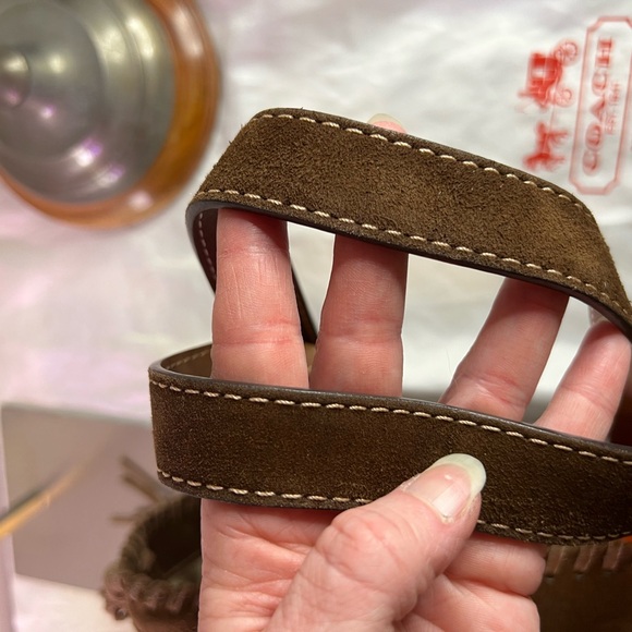 Coach Vintage Poppy For Peace Suede Tote Limited Edition - Picture 8 of 15